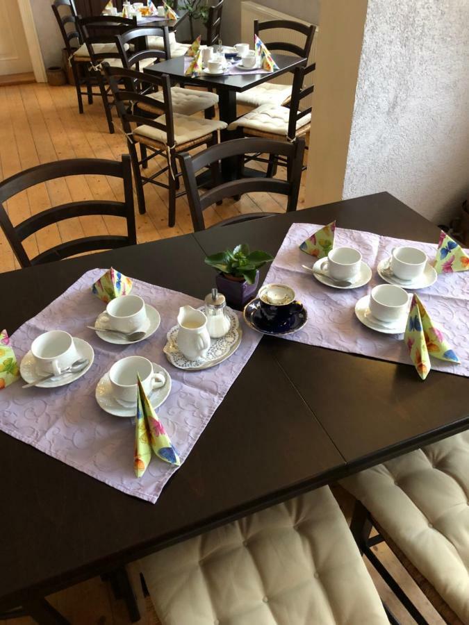 Alte Schule Cafe Und Pension Drehna Екстер'єр фото
